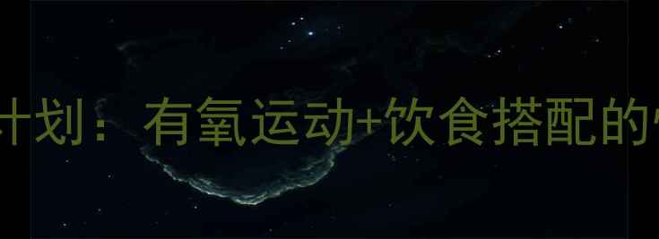 图片 30天高效燃脂计划：有氧运动+饮食搭配的快速减肥攻略1